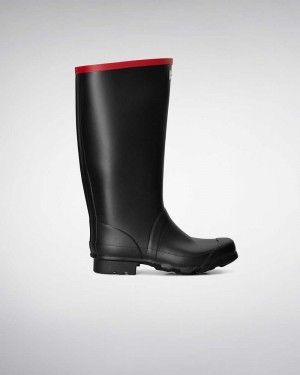 Hunter Argyll Full Knee Women Rain Boots Black | 223100299