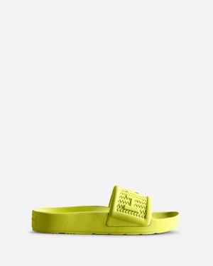 Hunter BLOOM™ Men Slides Yellow | 355534942