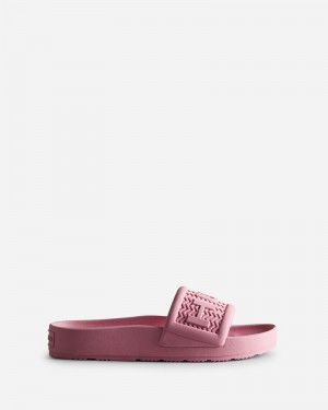 Hunter BLOOM™ Women Slides Pink | 916770004