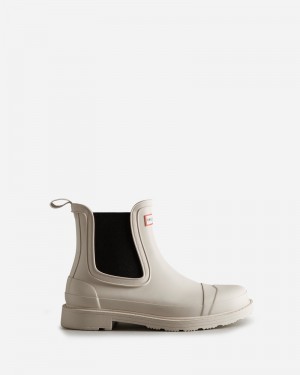 Hunter Commando Women Chelsea Boots Beige | 971695582