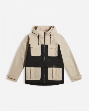 Hunter Explorer Recycled Nylon Men Jackets Grey | 930152036