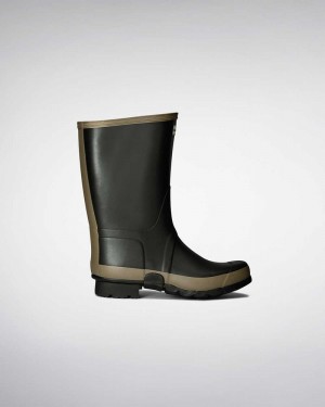 Hunter Gardener Women Rain Boots Olive | 803019154