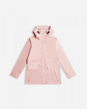 Hunter Lightweight Waterproof Women Rain Jackets Rose | 444900805