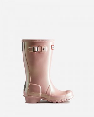 Hunter Nebula Kids' Wellington Boots Pink | 330916774