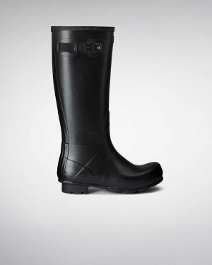 Hunter Norris Field Men Wellington Boots Black | 860670913