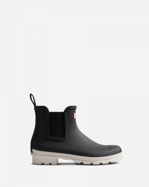Hunter Original Chelsea Men Boots Black | 285488987