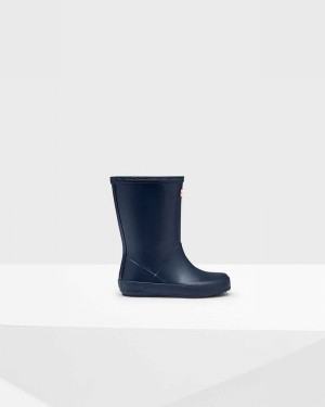Hunter Original First Classic Kids' Rain Boots Navy | 14841187