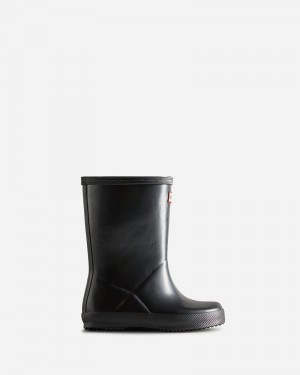 Hunter Original First Classic Nebula Kids' Boots Black | 736098893