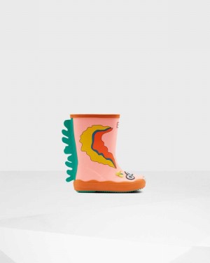 Hunter Original First Sea Monster Character Kids' Rain Boots Pink | 98518084