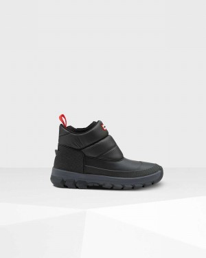 Hunter Original Insulated Ankle Men Snow Boots Black | 2630193