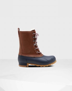 Hunter Original Insulated Pac Women Winter Boots Brown | 546627429