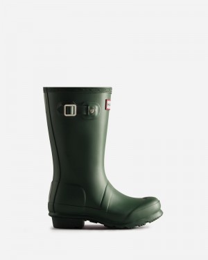 Hunter Original Kids' Wellington Boots Olive | 362789942
