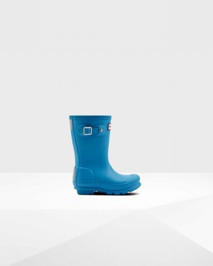 Hunter Original Little Kids' Rain Boots Blue | 866674793