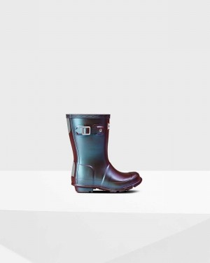 Hunter Original Little Nebula Kids' Rain Boots Blue | 650223915
