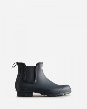 Hunter Original Men Chelsea Boots Navy | 370367905
