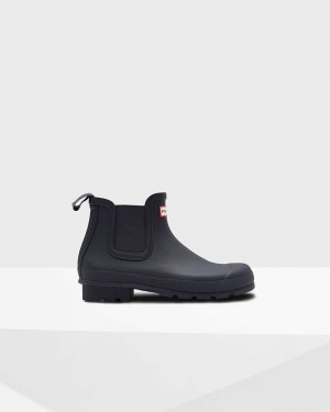 Hunter Original Men Chelsea Boots Navy | 640166573