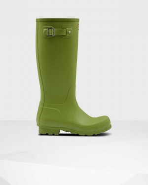 Hunter Original Men Rain Boots Green | 342358981