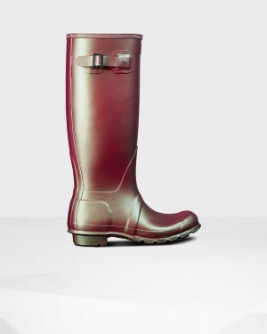 Hunter Original Nebula Tall Women Rain Boots Pink | 437773818