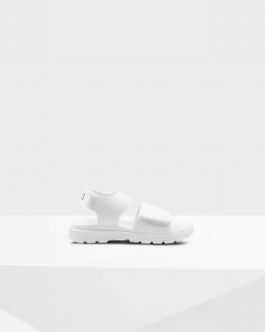 Hunter Original Outdoor Walking Men Sandals White | 353153123