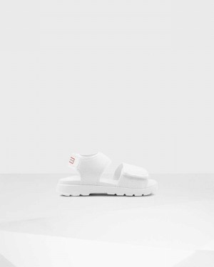 Hunter Original Outdoor Walking Women Sandals White | 83217498