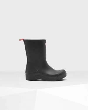 Hunter Original Play Mid-Height Men Short Boots Black | 148097274