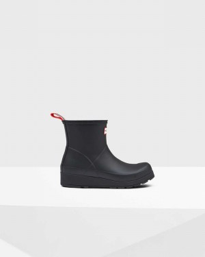 Hunter Original Play Short Mid-Calf Women Boots Black | 171712455