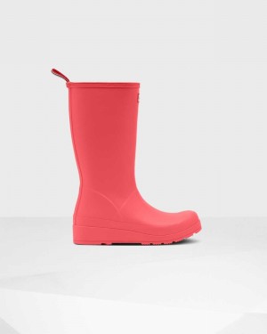 Hunter Original Play Tall Mid-Calf Women Rain Boots Pink | 11665042
