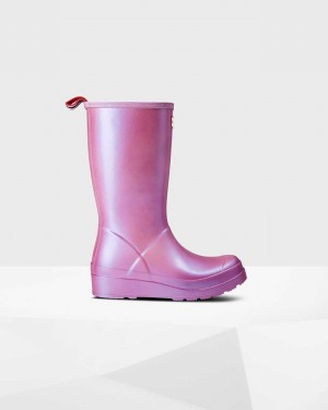 Hunter Original Play Tall Nebula Mid-Calf Women Rain Boots Purple | 720580037
