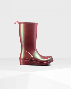 Hunter Original Play Tall Nebula Mid-Calf Women Wellington Boots Pink | 741061825