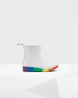 Hunter Original Pride Play Flatform Mid-Calf Women Boots White | 28207667