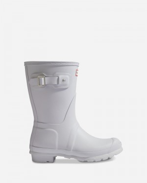 Hunter Original Short Women Wellington Boots Grey | 335635461