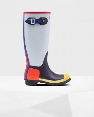 Hunter Original Tall Inside Out Women Rain Boots Grey | 50888512