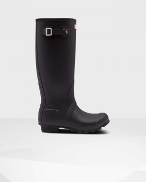 Hunter Original Tall Insulated Women Rain Boots Black | 761806053