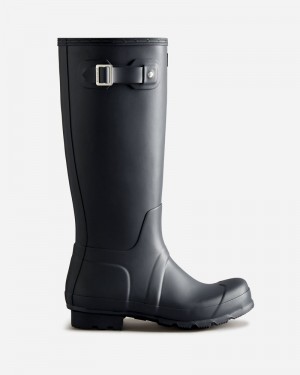 Hunter Original Tall Men Wellington Boots Navy | 483504006
