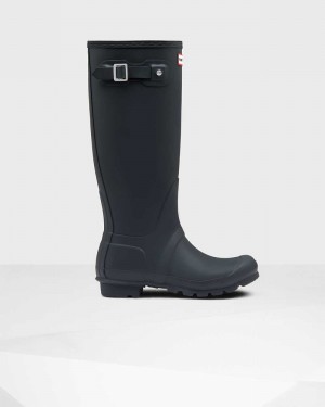 Hunter Original Tall Women Rain Boots Navy | 628204584