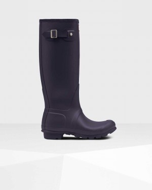 Hunter Original Tall Women Rain Boots Purple | 763463115