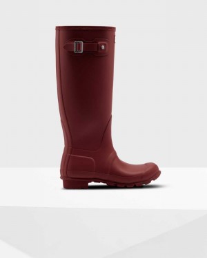 Hunter Original Tall Women Rain Boots Red | 810105880