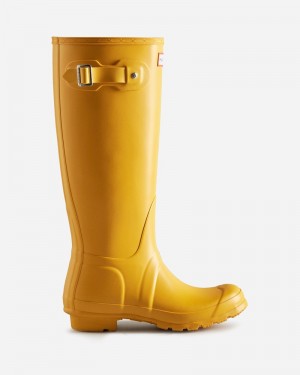 Hunter Original Tall Women Wellington Boots Yellow | 430405894