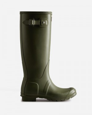 Hunter Original Tall Women Wellington Boots Olive | 648777840