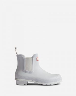 Hunter Original Women Chelsea Boots Grey | 595711917