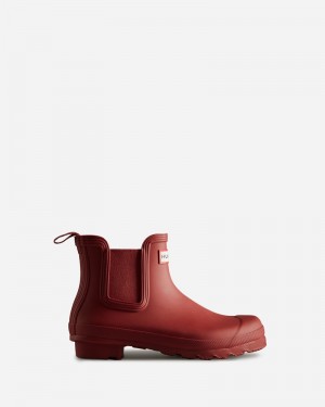 Hunter Original Women Chelsea Boots Red | 520103773