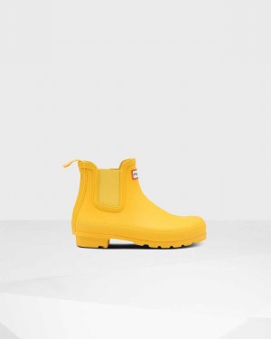 Hunter Original Women Chelsea Boots Yellow | 180647066