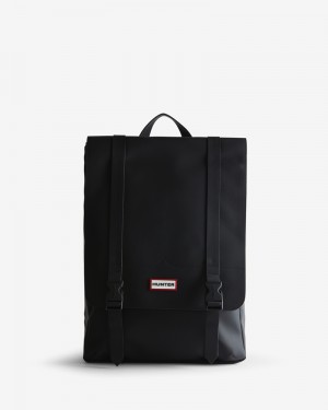 Hunter Original rubberised large Men Backpacks Black | 905936154