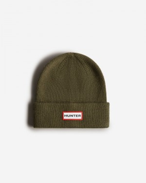 Hunter Play Essential Cuff Kids' Beanie Olive | 647980298