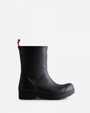 Hunter Play Mid Insulated Men Boots Black | 243837978