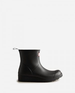 Hunter Play Short HUNTER Backstrap Women Wellington Boots Black | 581002367