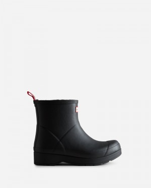 Hunter Play Short Insulated Men Boots Black | 546469656