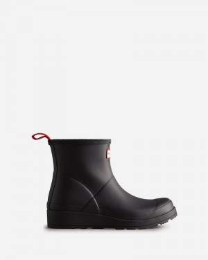 Hunter Play Short Women Wellington Boots Black | 992969185