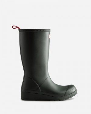 Hunter Play Tall Women Wellington Boots Green | 941518071