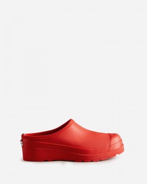 Hunter Play Women Clogs Red | 830396194